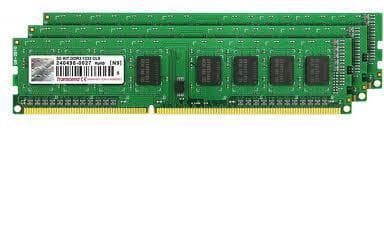 CoreParts - DDR3 - sett - 24 GB: 3 x 8 GB - DIMM 240-pin - 1333 MHz / PC3-10600 - ikke-bufret - ikke-ECC