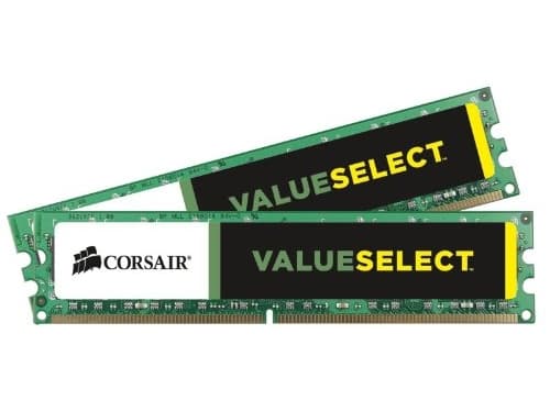 CORSAIR Value Select - DDR3 - sett - 8 GB: 2 x 4 GB - DIMM 240-pin - 1333 MHz / PC3-10600 - CL9 - ikke-bufret - ikke-ECC