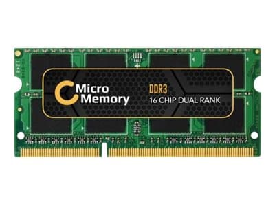 CoreParts - DDR3 - modul - 4 GB - SO DIMM 204-pin - 1066 MHz / PC3-8500 - ikke-bufret - ikke-ECC - for Acer Aspire 1551, 18XX, 53XX, 5551, 57XX, 75XX