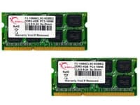 G.Skill SQ Series - DDR3 - sett - 8 GB: 2 x 4 GB - SO DIMM 204-pin - 1333 MHz / PC3-10666 - CL9 - 1.5 V - ikke-bufret - ikke-ECC