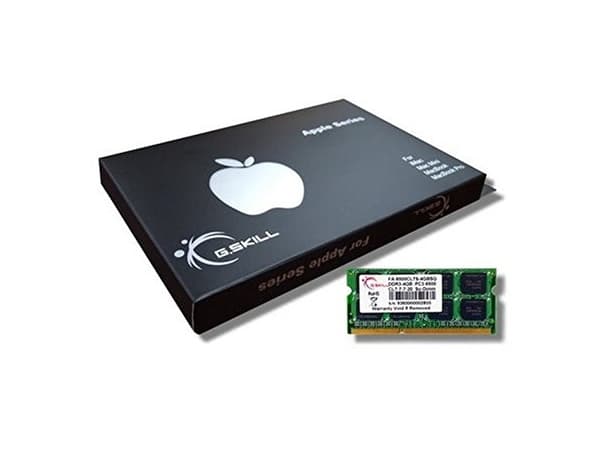 G.Skill SQ Series - DDR3 - modul - 4 GB - SO DIMM 204-pin - 1066 MHz / PC3-8500 - CL7 - 1.5 V - ikke-bufret - ikke-ECC