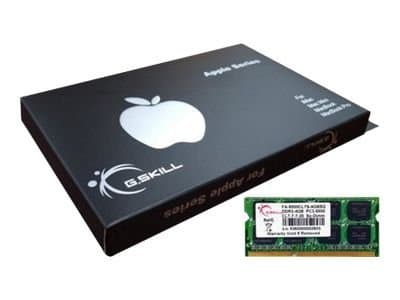 G.Skill SQ Series - DDR3 - modul - 4 GB - SO DIMM 204-pin - 1066 MHz / PC3-8500 - CL7 - 1.5 V - ikke-bufret - ikke-ECC