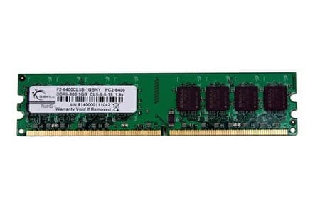 G.Skill NY Series - DDR2 - module - 1 GB - DIMM 240-pin - 800 MHz / PC2-6400 - CL5 - 1.8 V - ikke-bufret - ikke-ECC