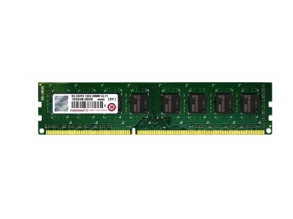 Transcend - DDR3 - modul - 8 GB - DIMM 240-pin - 1600 MHz / PC3-12800 - CL11 - 1.5 V - ikke-bufret - ECC