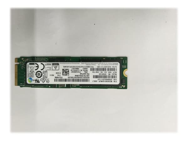 Samsung - SSD - kryptert - 512 GB - intern - M.2 2280 - PCIe 3.0 x4 (NVMe) - TCG Opal Encryption - FRU, (CRU) - Tier 1 - for ThinkPad P50; P51; P71;
