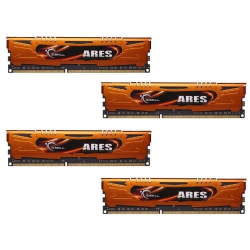G.Skill ARES - DDR3 - sats - 32 GB: 4 x 8 GB - DIMM 240-pin - 1600 MHz / PC3-12800 - CL10 - 1.5 V - ej buffrad - icke ECC