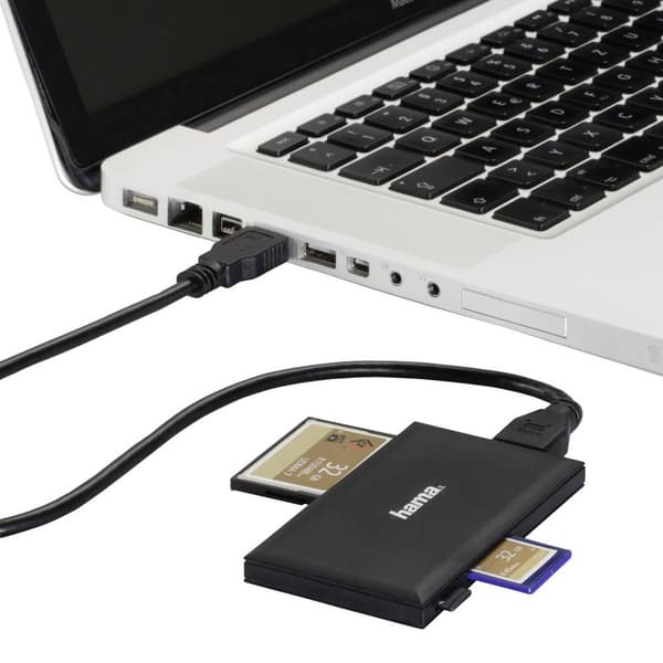 Hama 181018 Extern minneskortläsare CompactFlash, Memory Stick, Memory Stick Duo, Memory Stick PRO, Memory Stick PRO Du