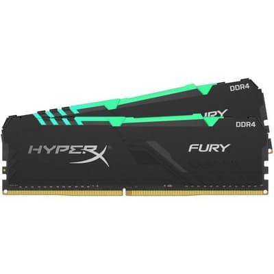 HyperX FURY DDR4 RGB 32 GB RAM - 3200 MHz CL16 DIMM (sæt med 2)