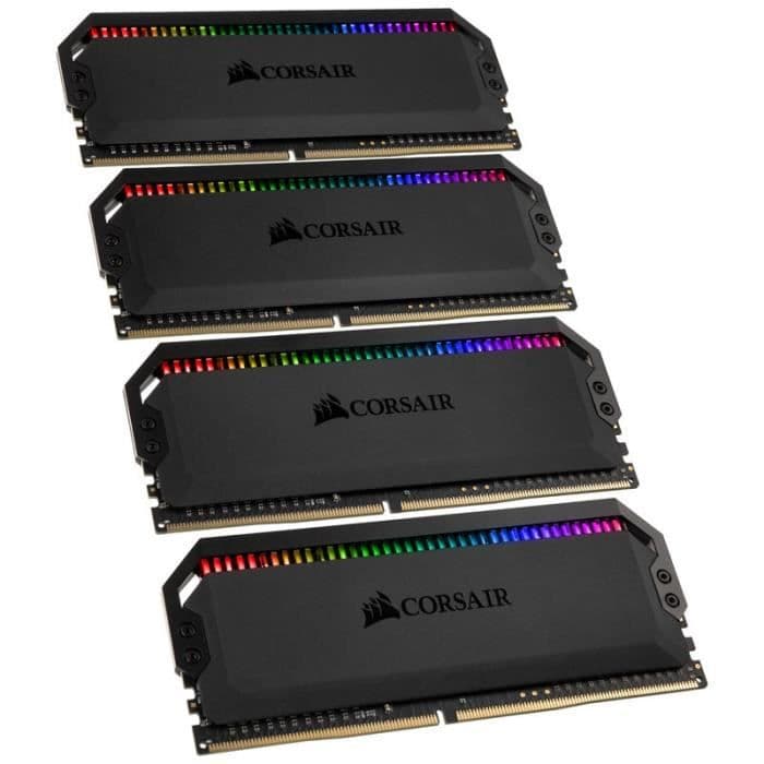 CORSAIR PC-hukommelse DOMINATOR PLATINUM RGB 32 GB (4 x 8 GB) DDR4 DRAM 3600MHz C18 Memory Kit (COR0840006607403)
