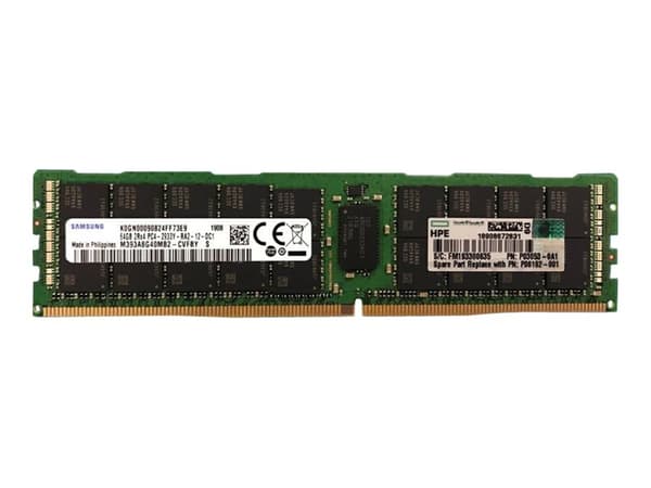 HPE SmartMemory - DDR4 - modul - 64 GB - DIMM 288-pin - 2933 MHz / PC4-23400 - CL21 - 1.2 V - registrert - ECC