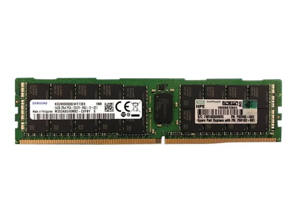 HPE SmartMemory - DDR4 - modul - 64 GB - DIMM 288-pin - 2933 MHz / PC4-23400 - CL21 - 1.2 V - registrerad - ECC - för SimpliVity 380 Gen10