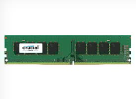 Crucial - DDR4 - modul - 16 GB - DIMM 288-pin - 2133 MHz / PC4-17000 - CL15 - 1.2 V - ikke-bufret - ikke-ECC