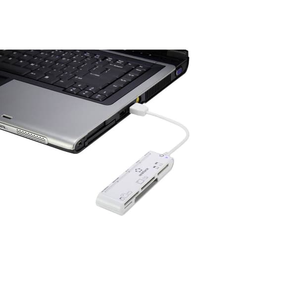 Renkforce CR45e Extern minneskortläsare USB 2.0 Vit