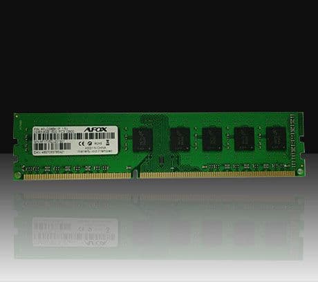 AFOX DDR3 8G 1600 UDIMM, 8 GB, 1 x 8 GB, DDR3, 1600 MHz, 240-pin DIMM, Grønn
