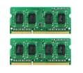 Miniatyrbild 4 av 4: Synology - DDR3L - sats - 8 GB: 2 x 4 GB - SO DIMM 204-pin - 1600 MHz / PC3L-12800 - 1.35 V - ej buffrad - icke ECC - för Disk Station DS1517+, DS181