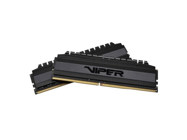 Patriot Viper 4 Blackout Series - DDR4 - sett - 64 GB: 2 x 32 GB - DIMM 288-pin - 1600 MHz / PC4-25600 - CL16 - 1.35 V - ikke-bufret - ikke-ECC - sva