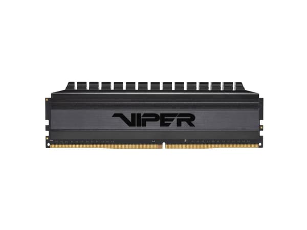 Patriot Viper 4 Blackout Series - DDR4 - sett - 64 GB: 2 x 32 GB - DIMM 288-pin - 1600 MHz / PC4-25600 - CL16 - 1.35 V - ikke-bufret - ikke-ECC - sva