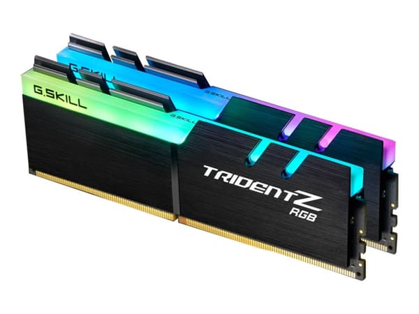 G.Skill TridentZ RGB Series - DDR4 - sett - 64 GB: 2 x 32 GB - DIMM 288-pin - 3600 MHz / PC4-28800 - CL18 - 1.35 V - ikke-bufret - ikke-ECC