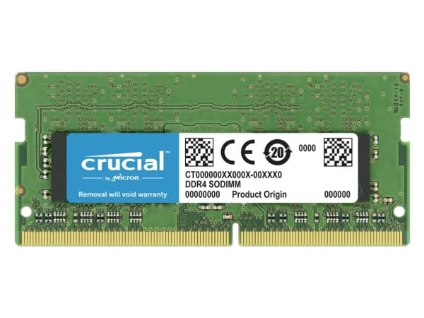 Crucial - DDR4 - modul - 8 GB - SO DIMM 260-pin - 1600 MHz / PC4-25600 - CL22 - 1.2 V - ikke-bufret - ikke-ECC