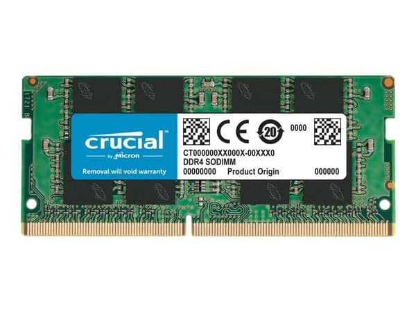 Crucial - DDR4 - modul - 8 GB - SO DIMM 260-pin - 3200 MT/s / PC4-25600 - CL22 - 1.2 V - ej buffrad - icke ECC