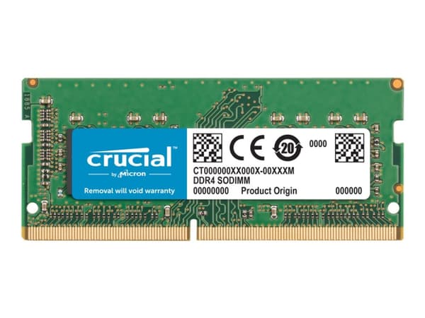Crucial - DDR4 - modul - 32 GB - SO DIMM 260-pin - 2666 MHz / PC4-21300 - CL19 - 1.2 V - ej buffrad - icke ECC - för Apple iMac (Tidigt 2019); Mac mi