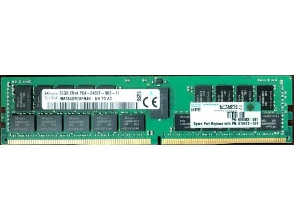 HPE - DDR4 - modul - 32 GB - DIMM 288-pin - 2400 MHz / PC4-19200 - CL17 - 1.2 V - registrerad - ECC