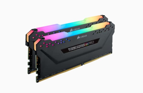 CORSAIR Vengeance RGB PRO - DDR4 - sats - 32 GB: 2 x 16 GB - DIMM 288-pin - 3200 MHz / PC4-25600 - CL16 - 1.35 V - ej buffrad - icke ECC - svart