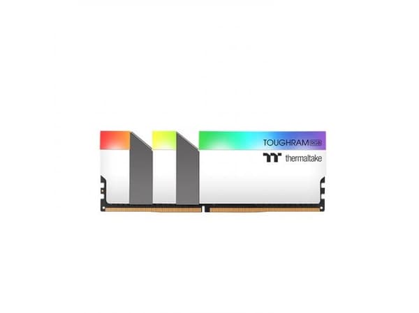 Thermaltake TOUGHRAM RGB WHITE 32GB (2x16GB) DDR4 3200MHz C16-muisti (2x16GB) Thermaltake TOUGHRAM RGB WHITE 32GB (2x16GB) DDR4 3200MHz C16 muisti