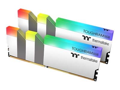 Thermaltake TOUGHRAM RGB WHITE 32GB (2x16GB) DDR4 3200MHz C16-muisti (2x16GB) Thermaltake TOUGHRAM RGB WHITE 32GB (2x16GB) DDR4 3200MHz C16 muisti