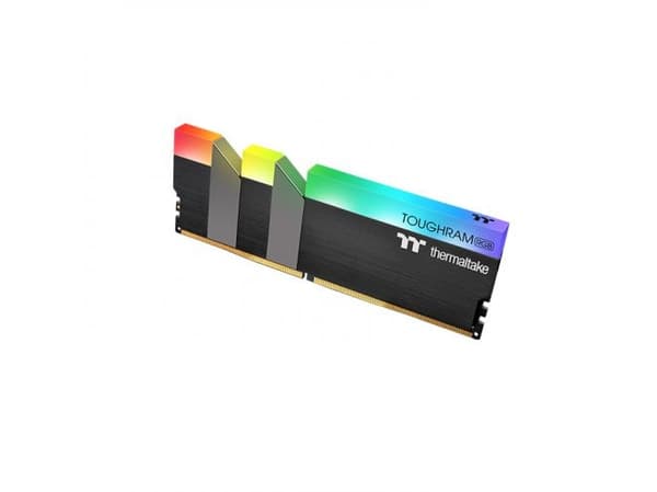 Thermaltake TOUGHRAM RGB - DDR4 - sett - 64 GB: 2 x 32 GB - DIMM 288-pin - 3600 MHz / PC4-28800 - CL18 - 1.35 V - ikke-bufret - ikke-ECC - svart