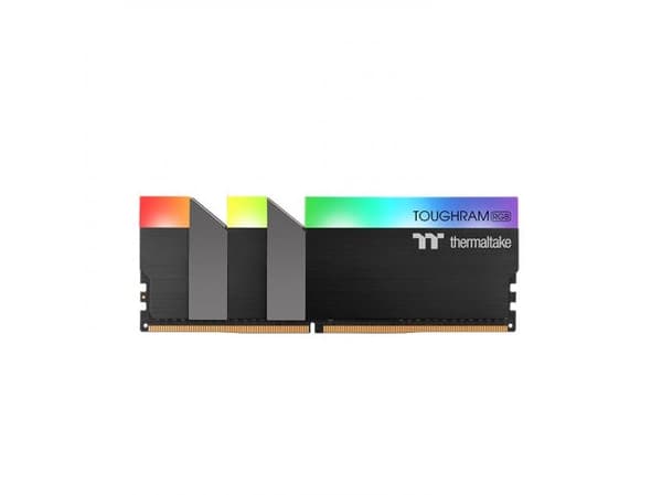 Thermaltake TOUGHRAM RGB - DDR4 - sett - 64 GB: 2 x 32 GB - DIMM 288-pin - 3600 MHz / PC4-28800 - CL18 - 1.35 V - ikke-bufret - ikke-ECC - svart