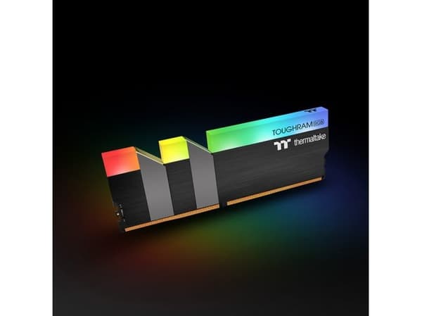 Thermaltake TOUGHRAM RGB - DDR4 - sett - 64 GB: 2 x 32 GB - DIMM 288-pin - 3600 MHz / PC4-28800 - CL18 - 1.35 V - ikke-bufret - ikke-ECC - svart