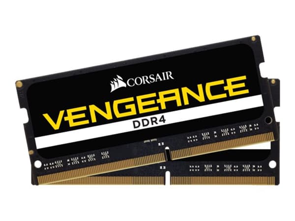 CORSAIR Vengeance - DDR4 - sett - 16 GB: 2 x 8 GB - SO DIMM 260-pin - 3200 MHz / PC4-25600 - CL22 - 1.2 V - ikke-bufret - ikke-ECC