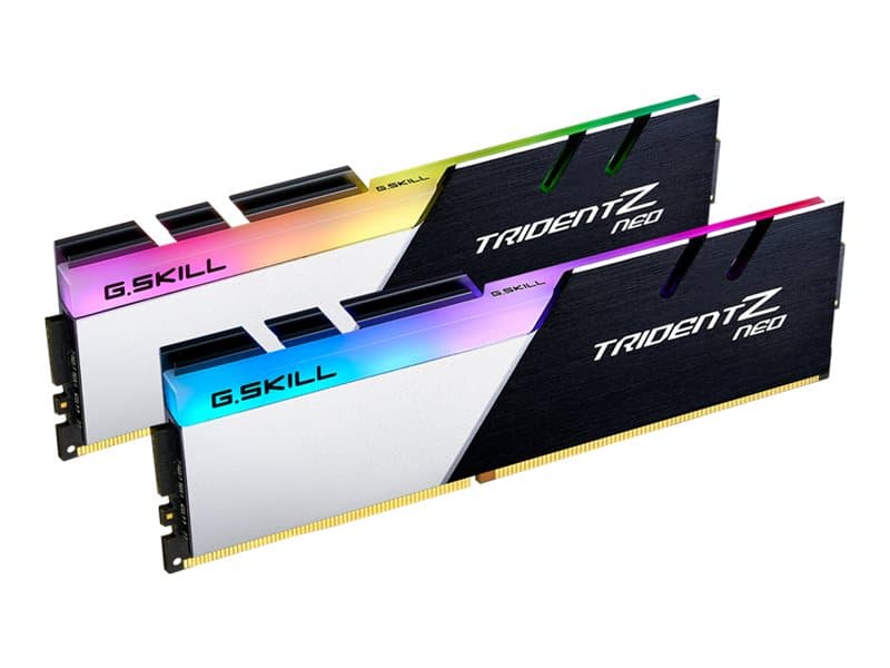 G.Skill TridentZ Neo Series - DDR4 - kit - 64 GB: 2 x 32 GB - DIMM 288-pin - 3600 MHz / PC4-28800 - CL16 - 1.45 V - ikke-bufret - ikke-ECC - børstet