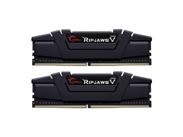 G.Skill Ripjaws V - DDR4 - sett - 64 GB: 2 x 32 GB - DIMM 288-pin - 3600 MHz / PC4-28800 - CL16 - 1.45 V - ikke-bufret - ikke-ECC - klassisk svart
