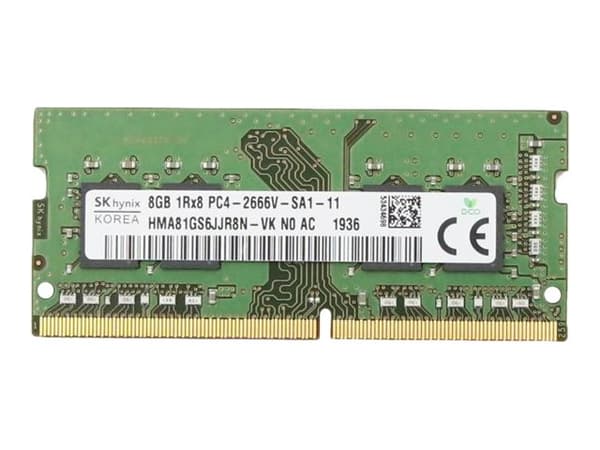 Lenovo - DDR4 - modul - 8 GB - SO DIMM 260-pin - 2666 MHz / PC4-21300 - 1.2 V - ej buffrad - icke ECC - FRU - för IdeaCentre A340-24ICB F0E6; A340-24