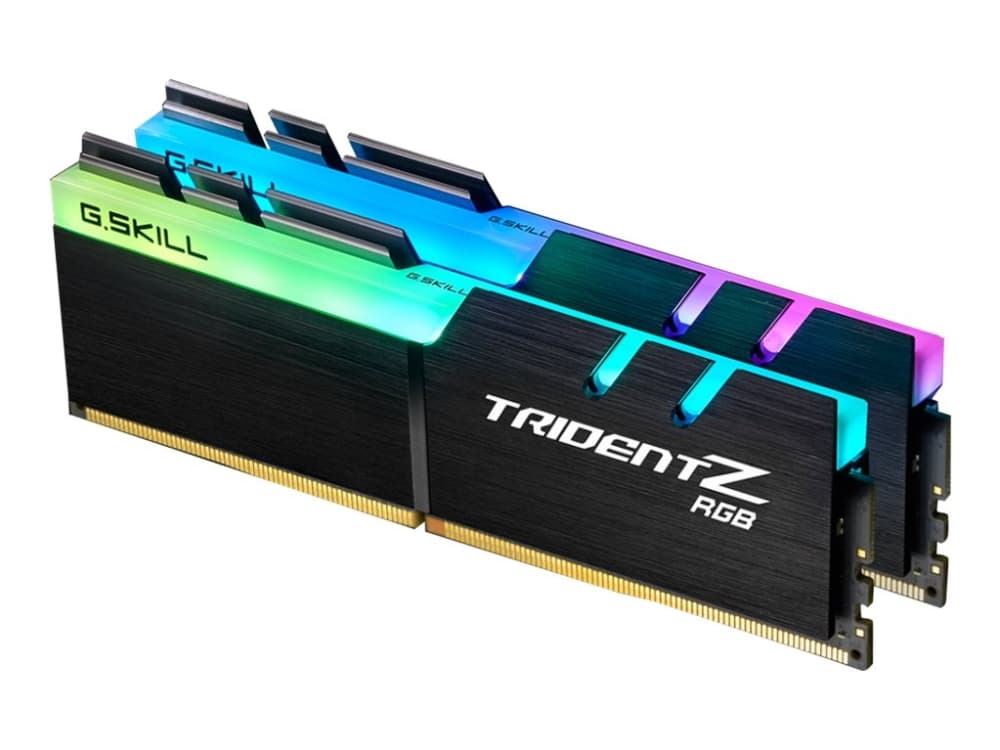 G.Skill TridentZ RGB Series - DDR4 - kit - 32 GB: 2 x 16 GB - DIMM 288-pin - 3600 MHz / PC4-28800 - CL14 - 1.45 V - ikke-bufret - ikke-ECC