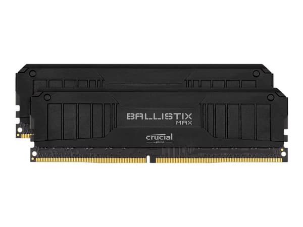 Ballistix MAX - DDR4 - sett - 16 GB: 2 x 8 GB - DIMM 288-pin - 5100 MHz / PC4-40800 - CL19 - 1.5 V - ikke-bufret - ikke-ECC - svart