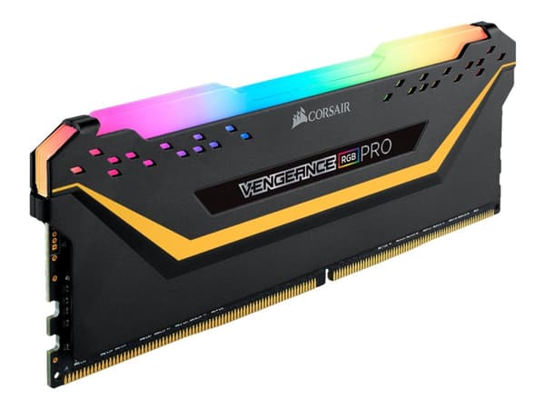 CORSAIR Vengeance RGB PRO - TUF Gaming Edition - DDR4 - sett - 32 GB: 2 x 16 GB - DIMM 288-pin - 1600 MHz / PC4-25600 - CL16 - 1.35 V - ikke-bufret -