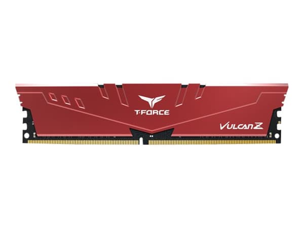 T-Force Vulcan Z - DDR4 - sett - 32 GB: 2 x 16 GB - DIMM 288-pin - 3200 MHz / PC4-25600 - CL16 - 1.35 V - ikke-bufret - ikke-ECC - rød