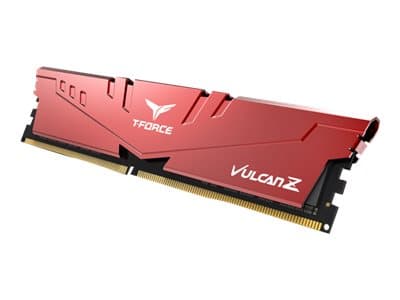 T-Force Vulcan Z - DDR4 - sett - 32 GB: 2 x 16 GB - DIMM 288-pin - 3200 MHz / PC4-25600 - CL16 - 1.35 V - ikke-bufret - ikke-ECC - rød