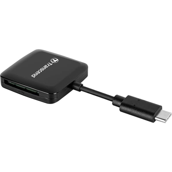 Transcend TS-RDC3 Extern minneskortläsare USB-C® Svart