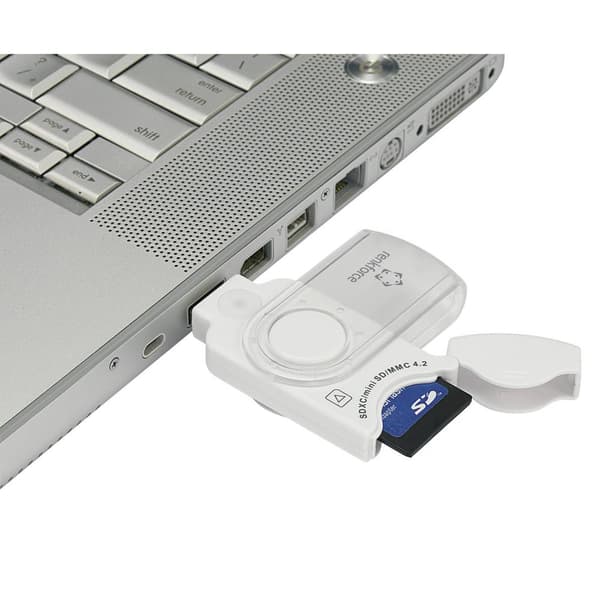 Renkforce RF-3285273 Extern minneskortläsare USB 3.2 Gen 1 Vit