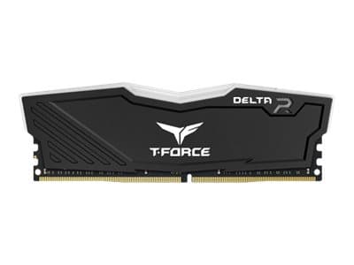 T-Force DELTA RGB - DDR4 - sats - 16 GB: 2 x 8 GB - DIMM 288-pin - 1800 MHz / PC4-28800 - CL18 - 1.35 V - ej buffrad - icke ECC - svart