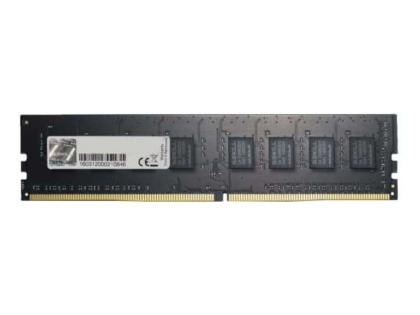 G.Skill Value Series - DDR4 - sats - 64 GB: 2 x 32 GB - DIMM 288-pin - 2666 MHz / PC4-21300 - CL19 - 1.2 V - ej buffrad - icke ECC