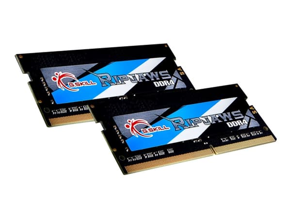 G.Skill Ripjaws - DDR4 - sett - 64 GB: 2 x 32 GB - SO DIMM 260-pin - 2666 MHz / PC4-21300 - CL19 - 1.2 V - ikke-bufret - ikke-ECC