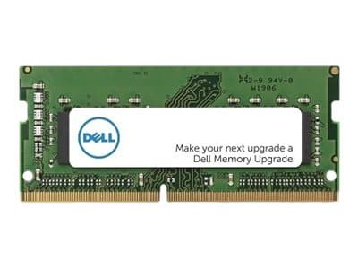 Dell - DDR4 - modul - 8 GB - SO DIMM 260-pin - 3200 MHz / PC4-25600 - 1.2 V - ej buffrad - icke ECC - Uppgradering