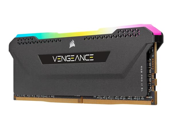 CORSAIR Vengeance RGB PRO SL - DDR4 - sett - 16 GB: 2 x 8 GB - DIMM 288-pin - 3200 MHz / PC4-25600 - CL16 - 1.35 V - ikke-bufret - ikke-ECC - svart