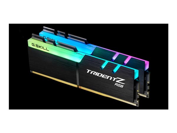 G.Skill TridentZ RGB Series - DDR4 - sats - 32 GB: 2 x 16 GB - DIMM 288-pin - 4000 MHz / PC4-32000 - CL18 - 1.4 V - ej buffrad - icke ECC