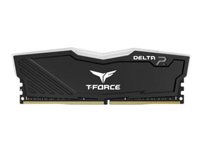 T-Force DELTA RGB - DDR4 - sett - 32 GB: 2 x 16 GB - DIMM 288-pin - 1800 MHz / PC4-28800 - CL18 - 1.35 V - ikke-bufret - ikke-ECC - svart